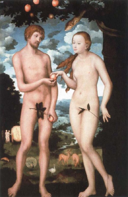 CRANACH, Lucas the Elder adam and eve